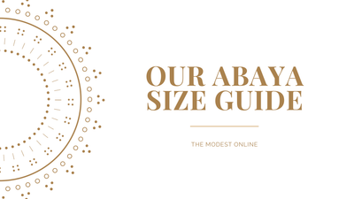 How to choose the right size abaya