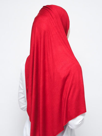 Jersey Hijab - Cranberry