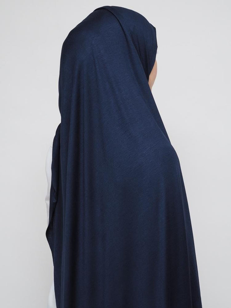 Jersey Hijab - Dark Blue