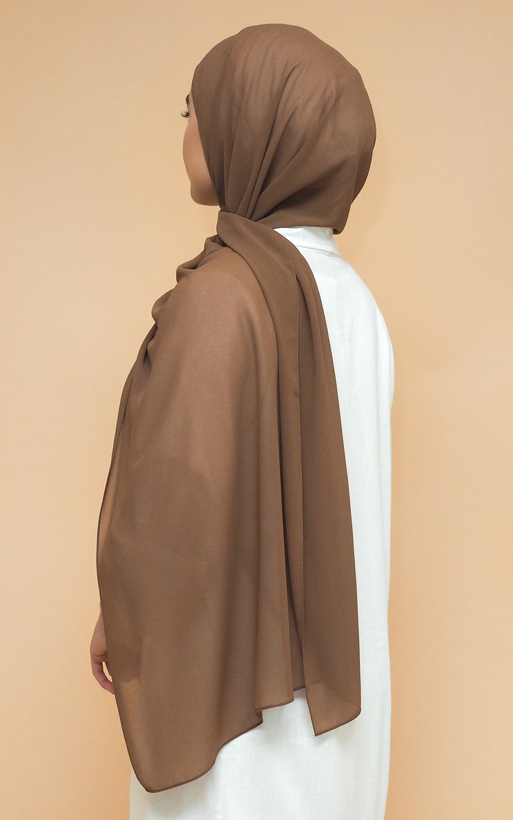 Chiffon Hijab - Cinnamon