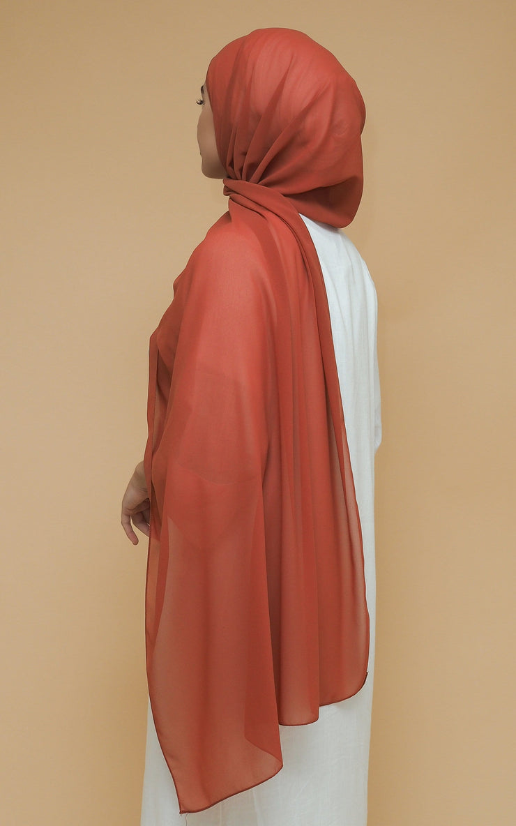 Chiffon Hijab - Crabapple