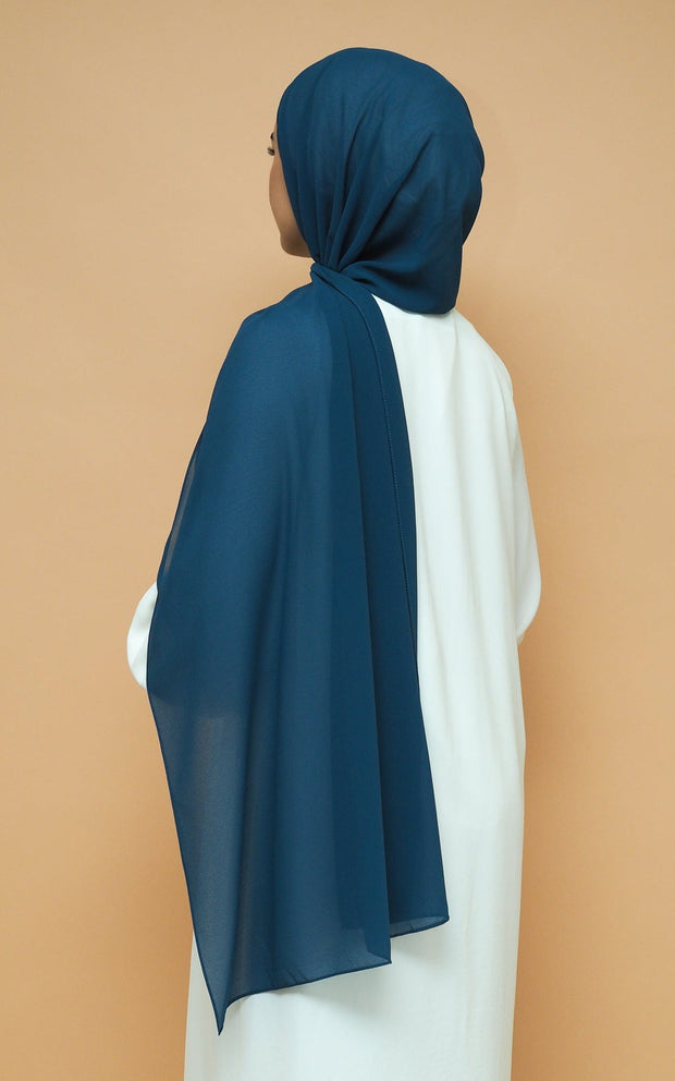 Chiffon Hijab - Indigo