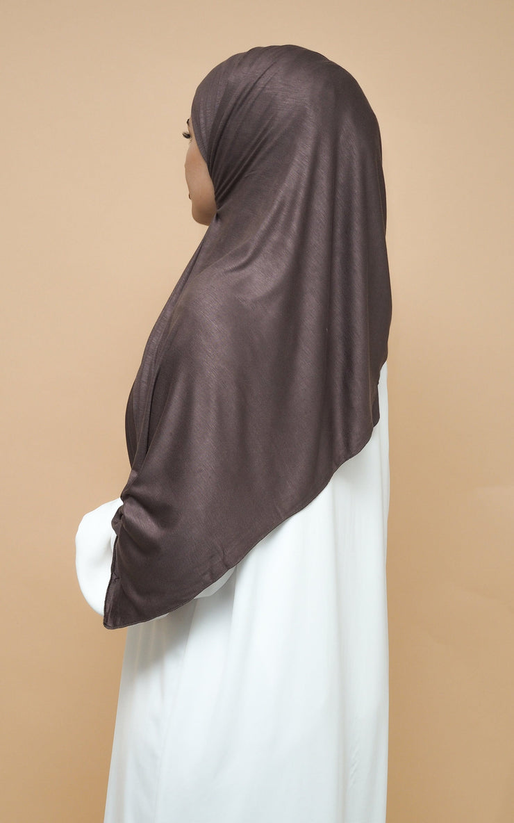 Jersey Hijab - Light Greyish Brown