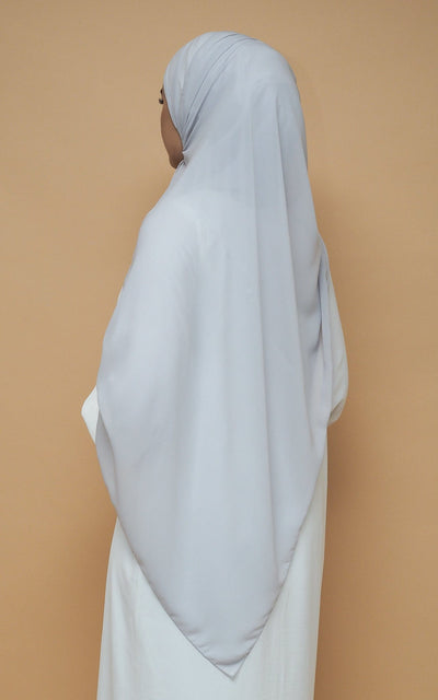 Soft Chiffon Hijab - Light Grey