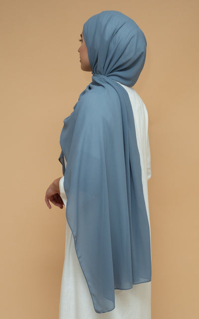 Chiffon Hijab - M.Grey
