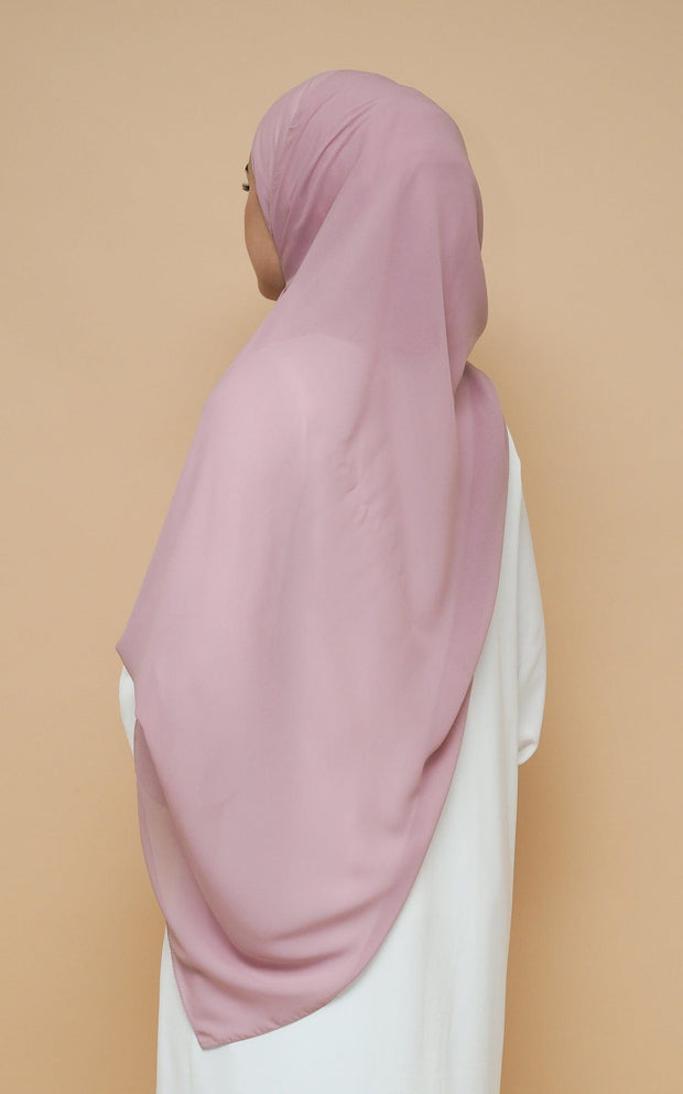 Soft Chiffon Hijab - Rose