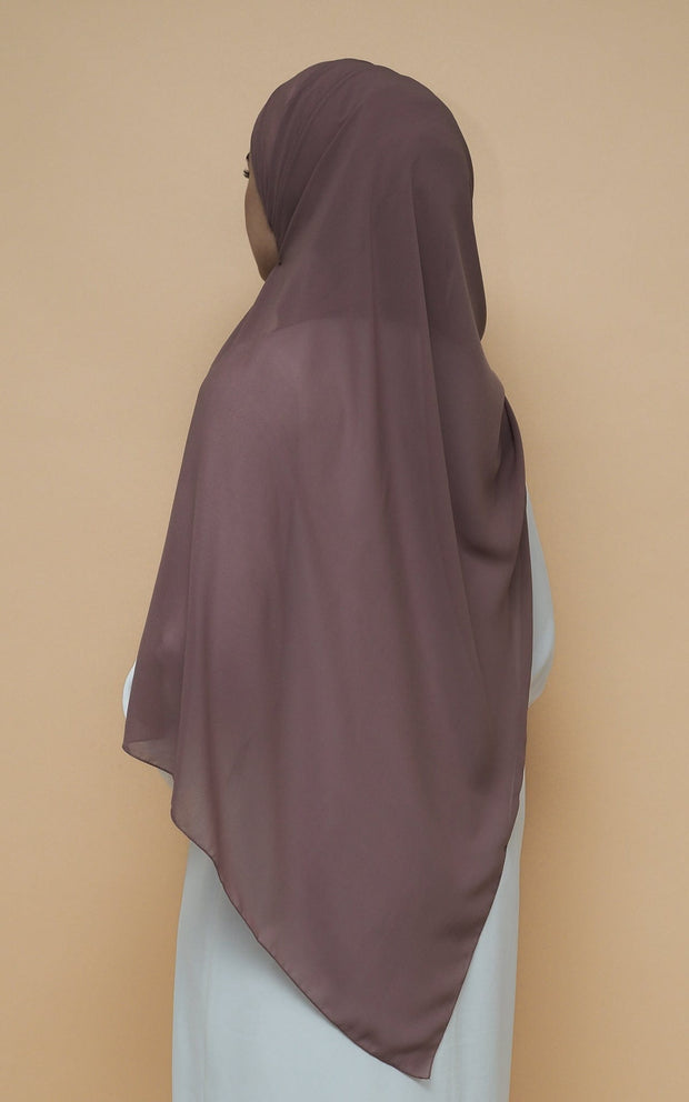 Soft Chiffon Hijab - Taupe