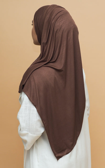 Jersey Hijab - Light Caramel Brown