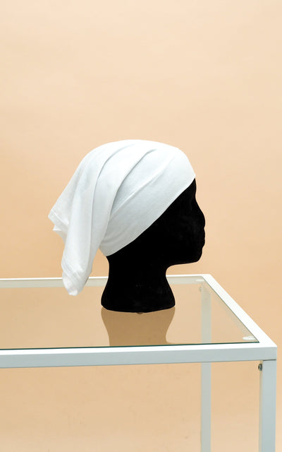 Tube Hijab Underscarf - White